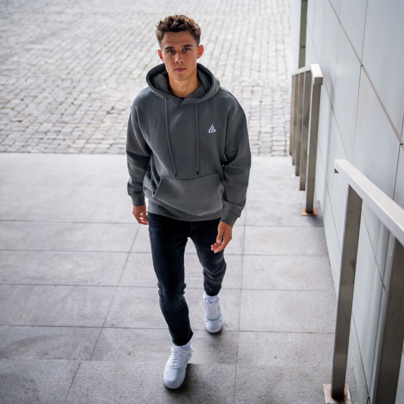 bluza kangurka szara