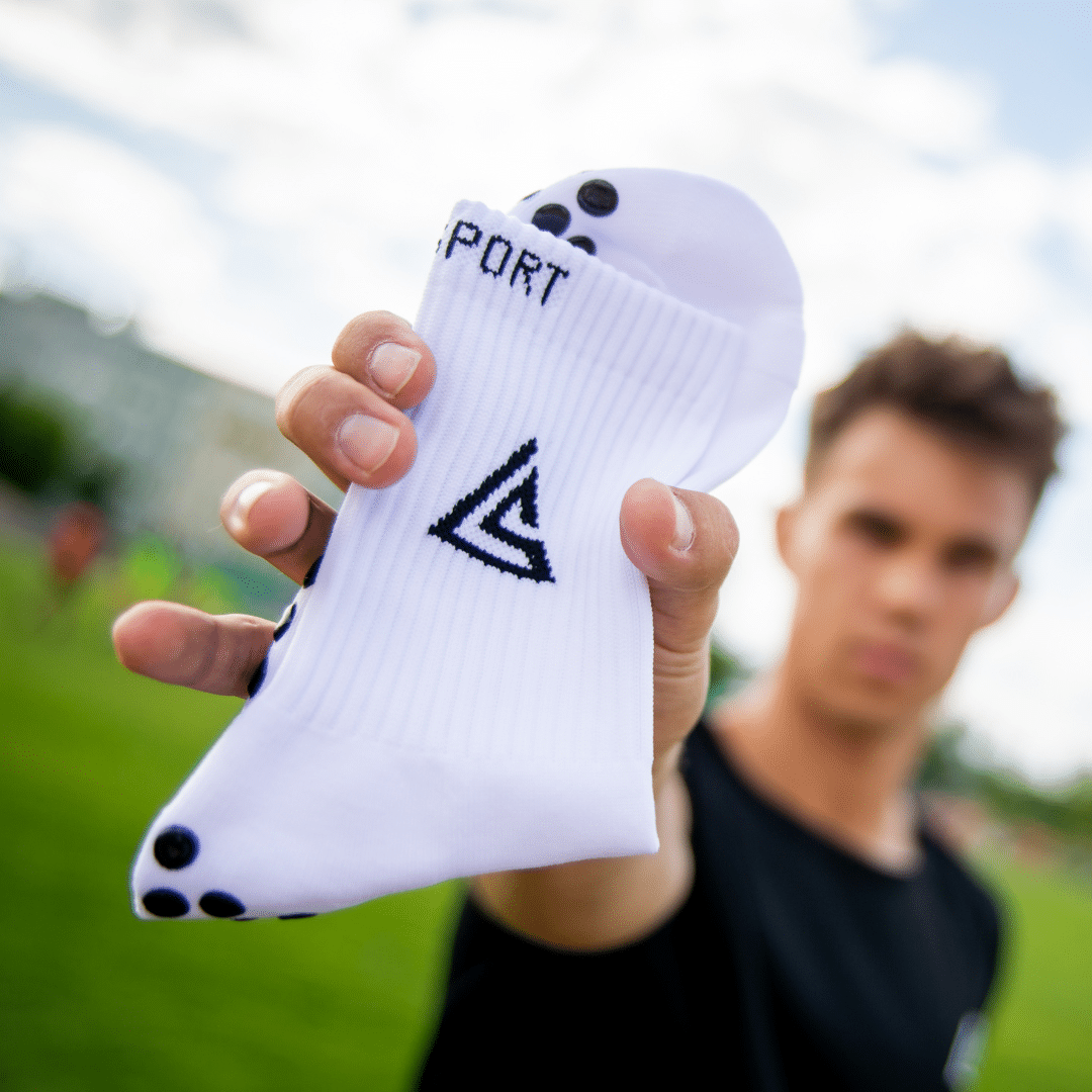 Skarpety antypoślizgowe comfort białe