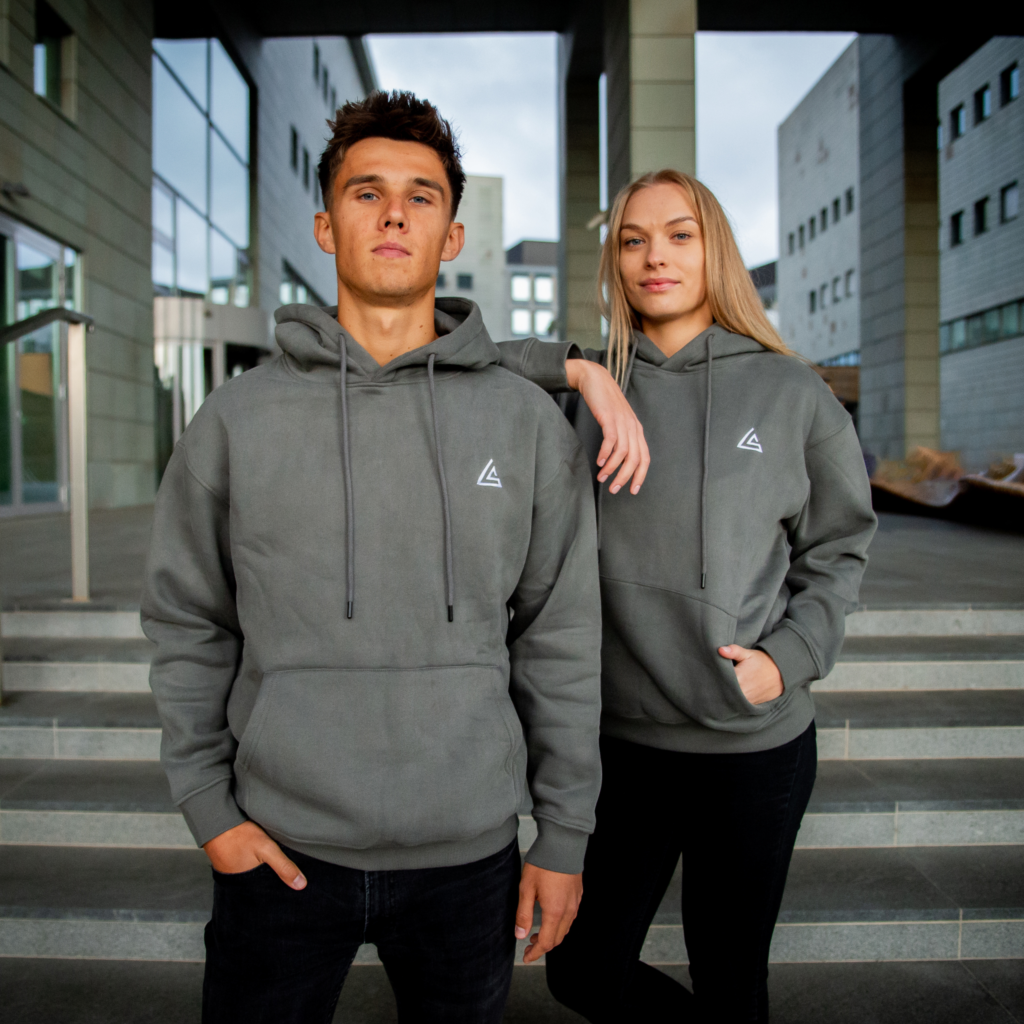 bluza kangurka szara