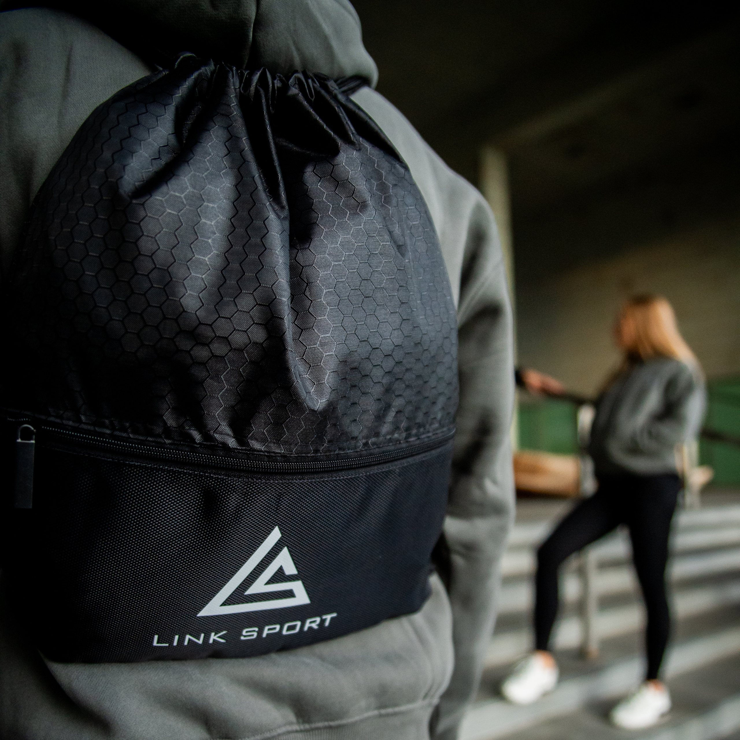 plecak worek link sport czarny