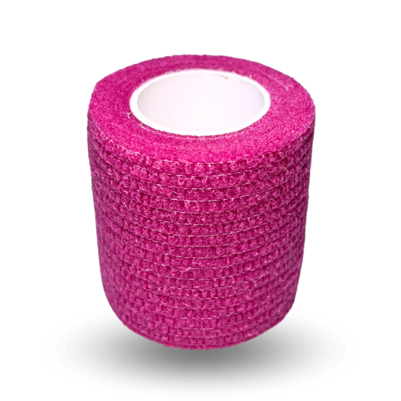 taśma do getr piłkarskich różowa