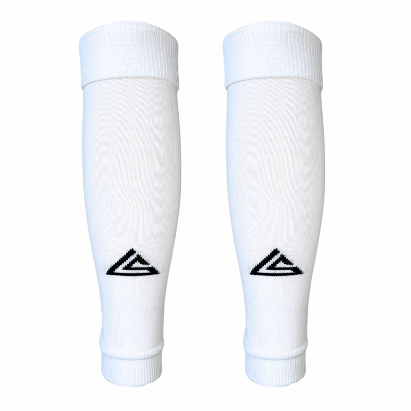 Getry piłkarskie bez stopy Link Sport - Białe