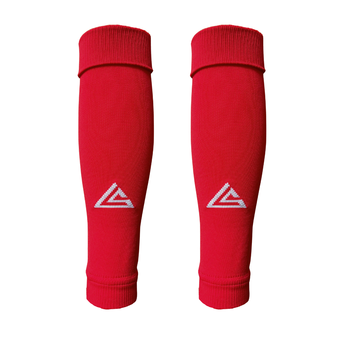 Getry piłkarskie bez stopy Link Sport Czerwone